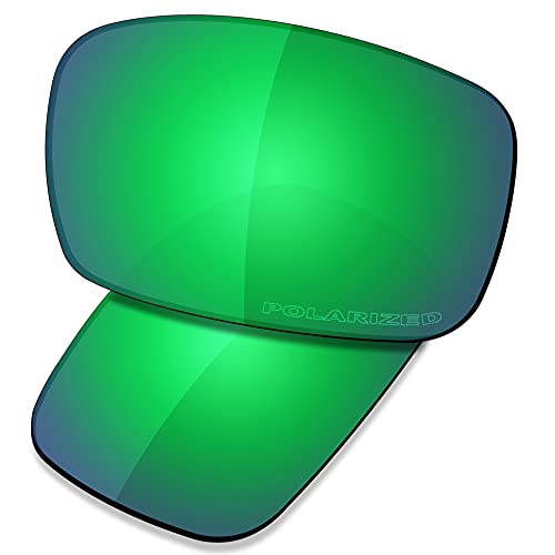 Saucer Premium Ersatzgläser für Oakley Crankshaft OO9239 Sonnenbrillen High Definition - Jade Green Polarisiert von Saucer