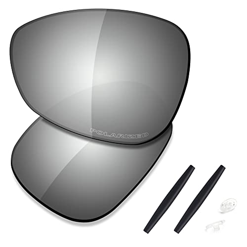 Saucer Premium Ersatzgläser für Oakley Crosshair 1.0 (2005) Sonnenbrillen High Defense - Chrome Metal Polarisiert von Saucer