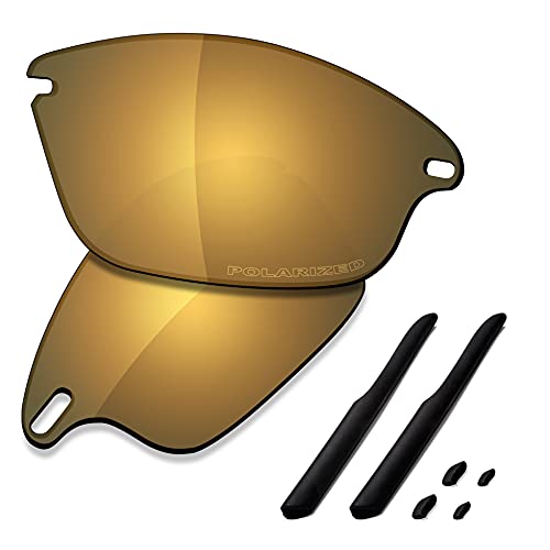 Saucer Premium Ersatzgläser für Oakley Fast Jacket OO9097 Sonnenbrillen High Defense - Bronze Gold Polarisiert von Saucer