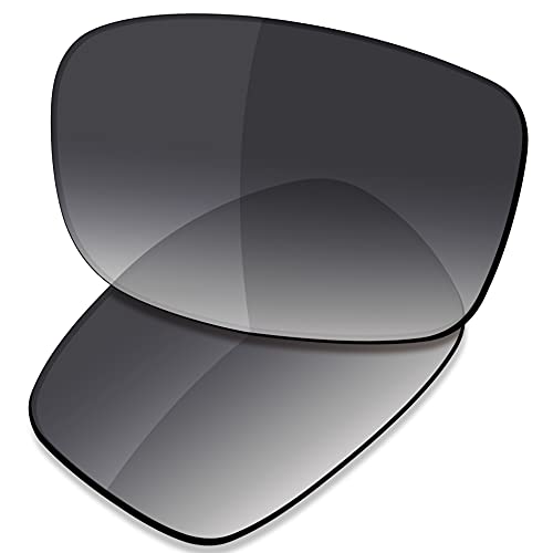 Saucer Premium Ersatzgläser für Oakley Fives Squared Sonnenbrillen High Defense - Grey Gradient Tint Polarisiert von Saucer