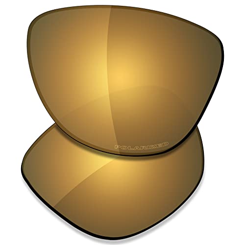 Saucer Premium Ersatzgläser für Oakley Frogskins LX OO2043 Sonnenbrillen High Defense - Bronze Gold Polarisiert von Saucer