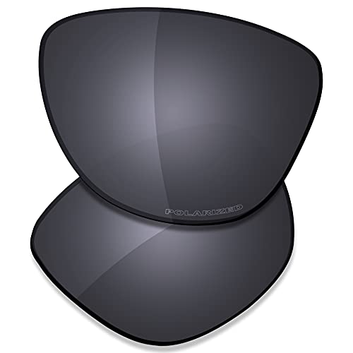 Saucer Premium Ersatzgläser für Oakley Frogskins OO9013 Sonnenbrillen High Definition - Shield Black Polarisiert von Saucer