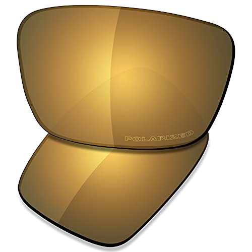 Saucer Premium Ersatzgläser für Oakley Fuel Cell OO9096 Sonnenbrillen High Defense - Bronze Gold Polarisiert von Saucer