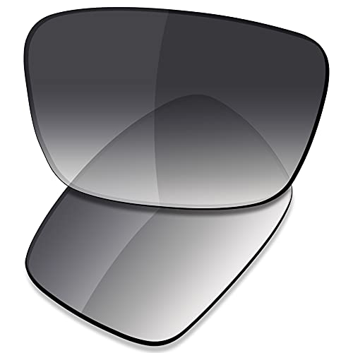Saucer Premium Ersatzgläser für Oakley Fuel Cell OO9096 Sonnenbrillen High Defense - Grey Gradient Tint Polarisiert von Saucer