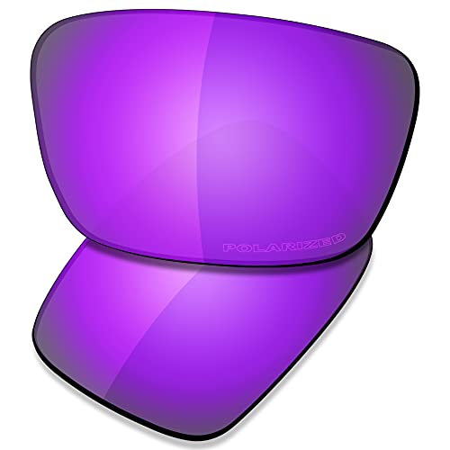 Saucer Premium Ersatzgläser für Oakley Fuel Cell OO9096 Sonnenbrillen High Defense - Violet Purple Polarisiert von Saucer