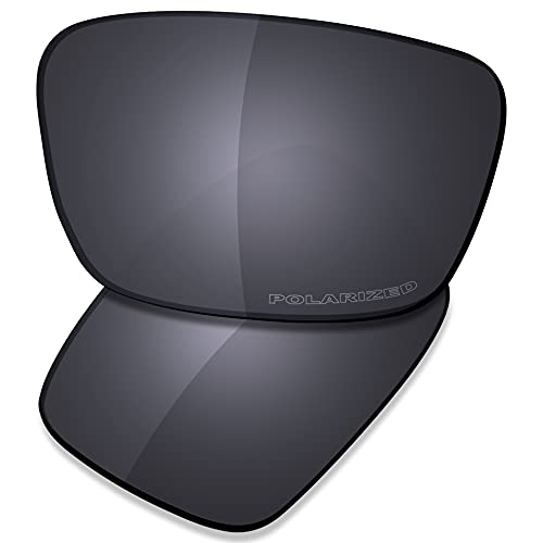 Saucer Premium Ersatzgläser für Oakley Fuel Cell OO9096 Sonnenbrillen High Definition - Shield Black Polarisiert von Saucer
