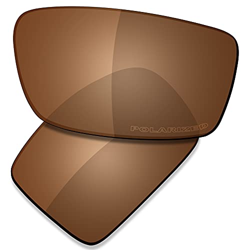 Saucer Premium Ersatzgläser für Oakley Gascan Sonnenbrillen High Definition - Amber Brown Polarisiert von Saucer