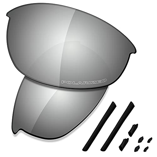 Saucer Premium Ersatzgläser für Oakley Half Jacket Sonnenbrillen High Definition - Chrome Metal Polarisiert von Saucer