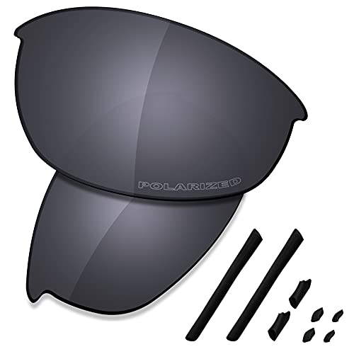 Saucer Premium Ersatzgläser für Oakley Half Jacket Sonnenbrillen High Definition - Shield Black Polarisiert von Saucer