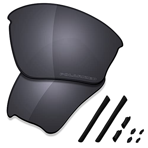 Saucer Premium Ersatzgläser für Oakley Half Jacket XLJ Sonnenbrillen High Definition - Shield Black Polarisiert von Saucer