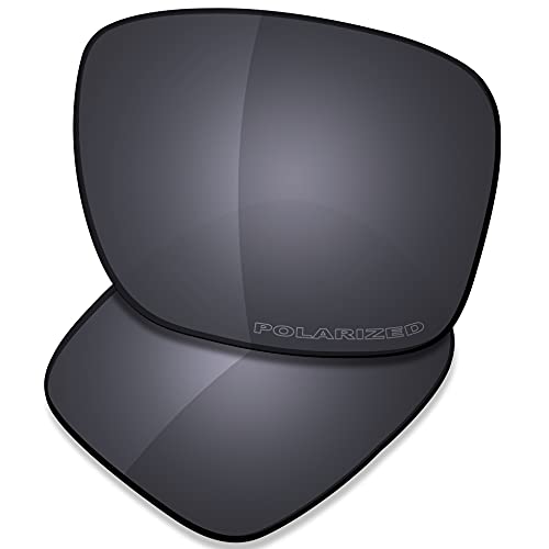 Saucer Premium Ersatzgläser für Oakley Holbrook Mix OO9384 Sonnenbrillen High Definition - Shield Black Polarisiert von Saucer