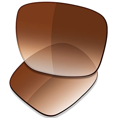 Saucer Premium Ersatzgläser für Oakley Holbrook OO9102 Sonnenbrillen High Defense - Brown Gradient Tint Polarisiert von Saucer