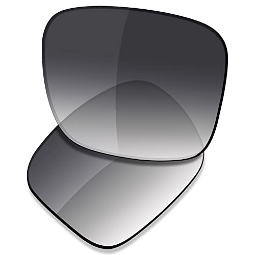 Saucer Premium Ersatzgläser für Oakley Holbrook XL OO9417 Sonnenbrillen High Defense - Grey Gradient Tint Polarisiert von Saucer