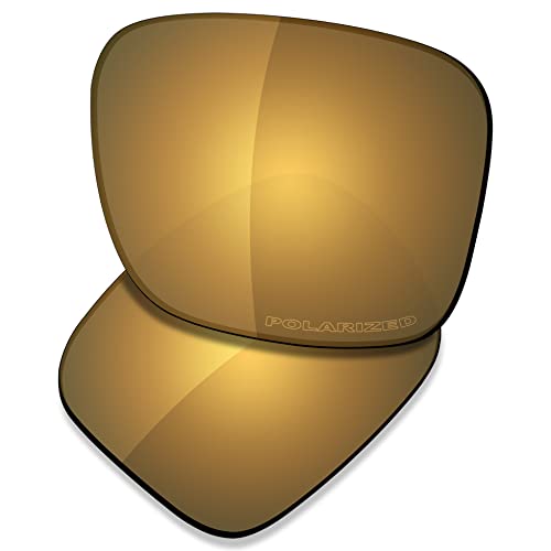 Saucer Premium Ersatzgläser für Oakley Holbrook XL OO9417 Sonnenbrillen High Defense - Bronze Gold Polarisiert von Saucer