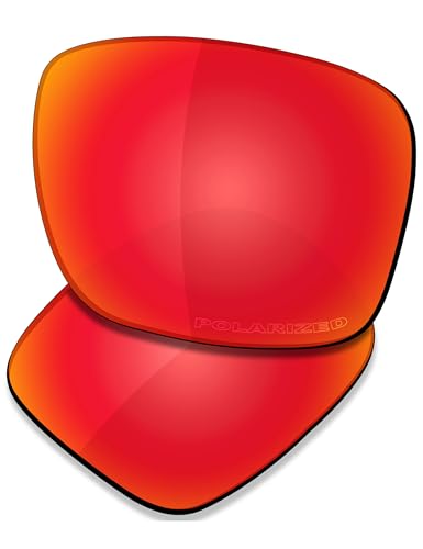 Saucer Premium Ersatzgläser für Oakley Holbrook XS OJ9007 Sonnenbrille, Hohe Verteidigung: Feuerrot, polarisiert, Einheitsgröße Saucer Premium Ersatzgläser für Oakley Holbrook XS OJ9007 Sonnenbrille, Hohe Verteidigung: Feuerrot, polarisiert, Einheitsgröße von Saucer