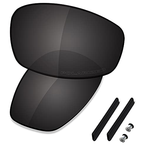 Saucer Premium Ersatzgläser für Oakley Jacket OO9099 Sonnenbrillen High Definition - Carbon Black Polarisiert von Saucer