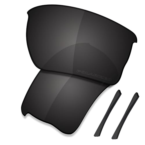 Saucer Premium Ersatzgläser für Oakley Jacket OO9200 Sonnenbrillen High Definition - Carbon Black Polarisiert von Saucer