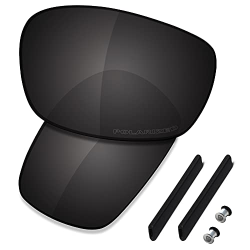 Saucer Premium Ersatzgläser für Oakley Jawbone Racing Jacket Sonnenbrillen High Defense - Carbon Black Polarisiert von Saucer