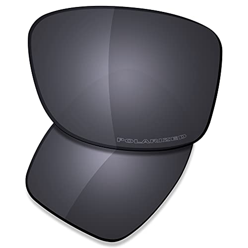 Saucer Premium Ersatzgläser für Oakley Jupiter Carbon OO9220 Sonnenbrillen High Definition - Shield Black Polarisiert von Saucer
