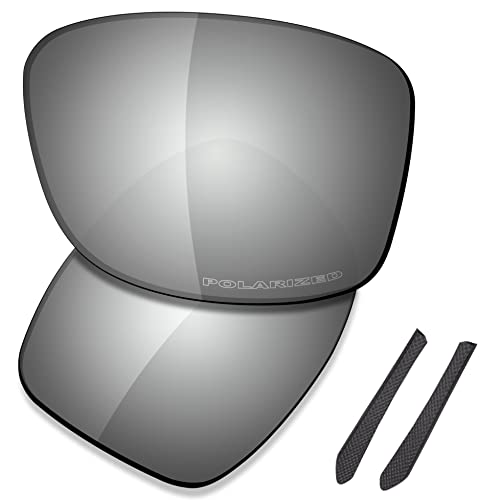 Saucer Premium Ersatzgläser für Oakley Jupiter Squared OO9135 Sonnenbrillen High Defense - Chrome Metal Polarisiert von Saucer