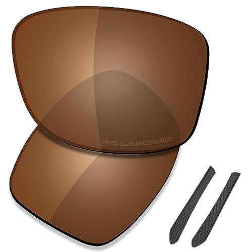 Saucer Premium Ersatzgläser für Oakley Jupiter Squared OO9135 Sonnenbrillen High Definition - Amber Brown Polarisiert von Saucer