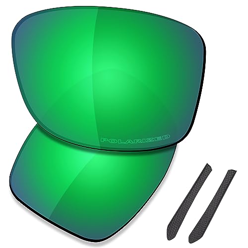 Saucer Premium Ersatzgläser für Oakley Jupiter Squared OO9135 Sonnenbrillen High Definition - Jade Green Polarisiert von Saucer