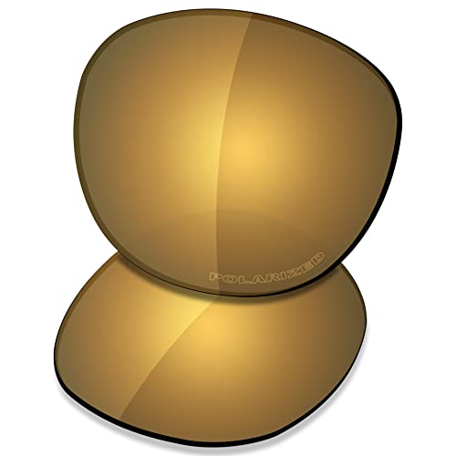 Saucer Premium Ersatzgläser für Oakley Latch OO9265 Sonnenbrille, Bronze, Gold, polarisiert, Einheitsgröße von Saucer