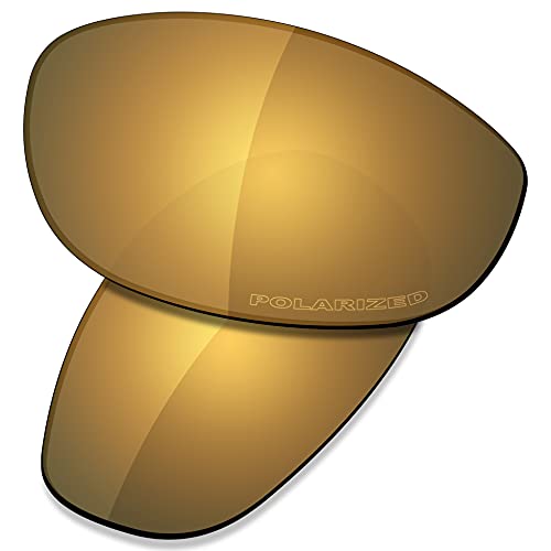 Saucer Premium Ersatzgläser für Oakley Monster Dog Sonnenbrillen High Defense - Bronze Gold Polarisiert von Saucer