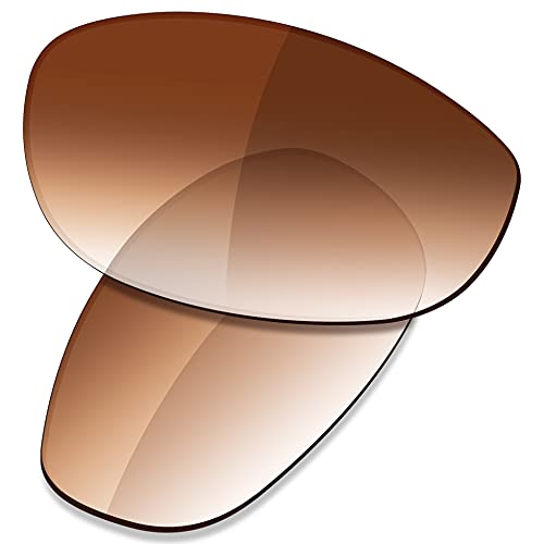 Saucer Premium Ersatzgläser für Oakley Monster Dog Sonnenbrillen High Defense - Brown Gradient Tint Polarisiert von Saucer