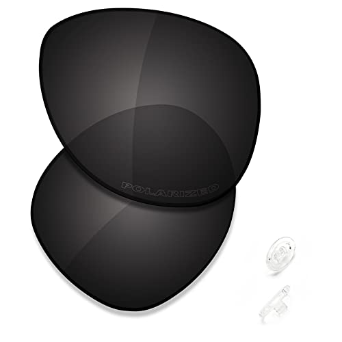 Saucer Premium Ersatzgläser für Oakley Plaintiff OO4057 Sonnenbrillen High Defense - Carbon Black Polarisiert von Saucer