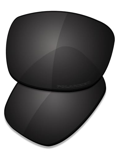Saucer Premium Ersatzgläser für Oakley Ravishing Sonnenbrille, Carbon-Schwarz, polarisiert, Einheitsgröße von Saucer