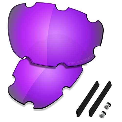 Saucer Premium Ersatzgläser für Oakley Split Jacket Vented OO9099 Sonnenbrillen High Defense - Violet Purple Polarisiert von Saucer