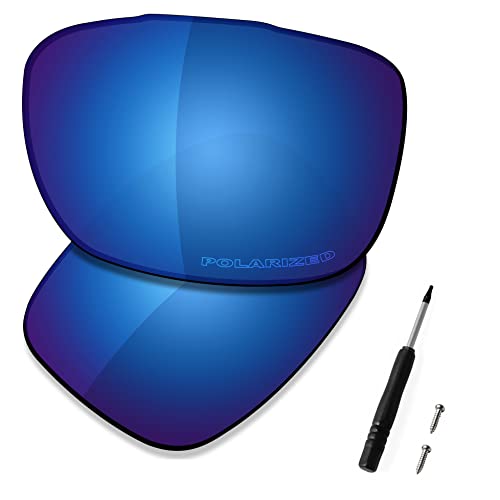 Saucer Premium Ersatzgläser für Oakley TwoFace OO9189 Sonnenbrillen High Defense - Midnight Blue Polarisiert von Saucer