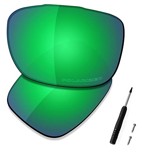 Saucer Premium Ersatzgläser für Oakley TwoFace OO9189 Sonnenbrillen High Definition - Jade Green Polarisiert von Saucer