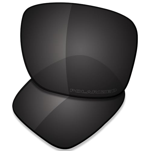 Saucer Premium Ersatzgläser und Nasenpads für Oakley Diecutter OO4137 Sonnenbrille, Hohe Verteidigung – Carbon-Schwarz, polarisiert, Einheitsgröße von Saucer