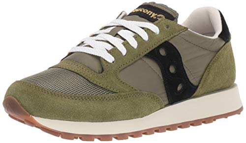 Saucony Jazz Original Vintage Herren Sportschuhe, Olive Black, 38 EU von Saucony