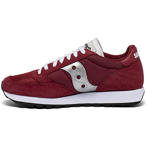 Saucony Originals Herren Jazz Original Vintage 1 Turnschuh, Rot/Weiß/silberfarben, 42 EU von Saucony Originals