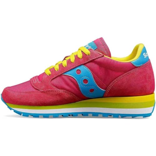 Saucony Originals Saucony Sneaker – Obermaterial Suede und Mesh – Futter aus Stoff – Zwischensohle aus EVA – Sohle aus Gummi, 40 Pink Light Blue, 38.5 EU, S60530-40 von Saucony Originals