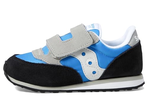 Saucony Babyschuhe Baby Jazz HL Blue Black Grey mit Klettverschluss SL267499, Blue Black Grey, 23 EU von Saucony