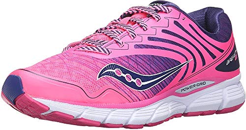 Saucony Damen Breakthru 2 Laufschuhe, Pink (Pink/Navy Blau/Weiß), 41 EU von Saucony