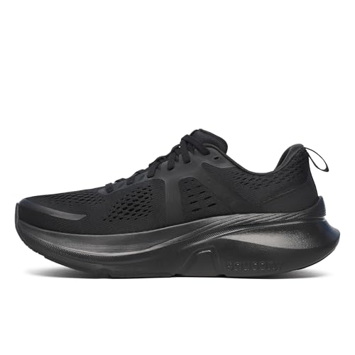 Saucony Damen Guide 18 (D) Sneaker, 3 x Schwarz, 9.5 US Wide von Saucony