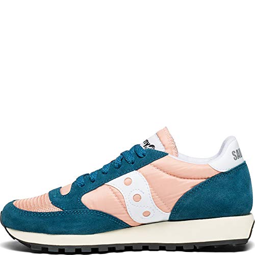 Saucony Damen Jazz Original Vintage Sneakers, Mehrfarbig Teal Peach 42, 40.5 EU von Saucony