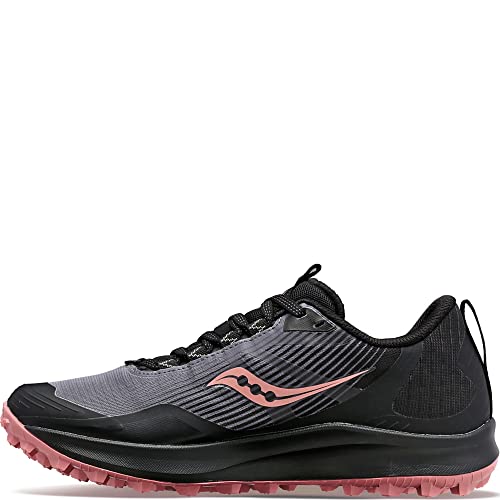 Saucony Damen Peregrine 12 Gore-tex Trailrunning-Schuh, Anthrazit/Muschel, 39 EU von Saucony