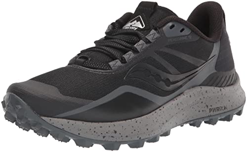 Saucony Damen Peregrine 12 Laufschuh, Schwarz/Dunkelgrau, 38.5 EU Weit Saucony Damen Peregrine 12 Laufschuh, Schwarz/Dunkelgrau, 38.5 EU Weit von Saucony