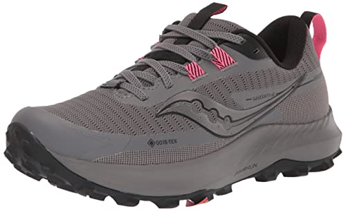 Saucony Damen Peregrine 13 Traillaufschuh, Kies / Schwarz, 44 EU von Saucony