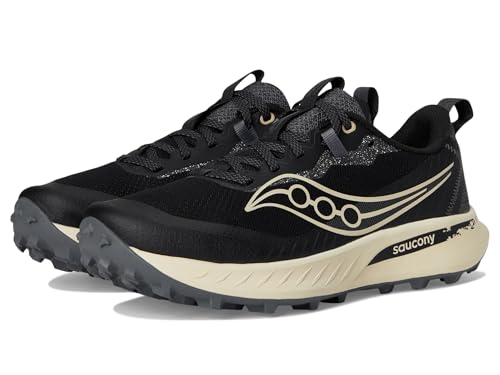 Saucony Damen Peregrine 15 Traillaufschuhe, schwarz / pearl, 40.5 EU von Saucony