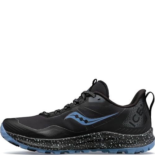 Saucony Damen Peregrine Ice+ 3 Traillaufschuh, Schwarz/Summit, 8.5 von Saucony