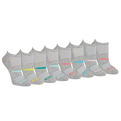 Saucony RunDry Performance Super Lite No-Show-Sportsocken für Damen (8 Paar), Medium von Saucony