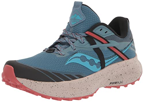 Saucony Damen Ride 15 Tr Laufschuh, Mist/Ember, 37.5 EU von Saucony