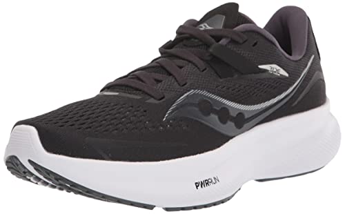 Saucony Damen Ride 15 Walking-Schuh, Black/White, 40 EU von Saucony